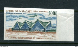 Malagasy Republic 1968 Air mail Stamp Day Imperf MNH 500 fr Sc C89 var 1... - £38.83 GBP