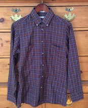 Vintage Van Heusen Sportswear Mens Purple Plaid Button Down Shirt Size S Taiwan  - £20.78 GBP