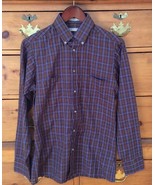 Vintage Van Heusen Sportswear Mens Purple Plaid Button Down Shirt Size S... - £22.80 GBP