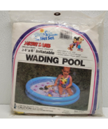 Rare New Vintage 1990 The Wet Set Mickey &amp; Pals Inflatable Wading Pool NOS - £38.81 GBP