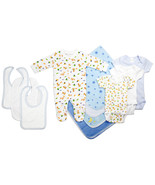 Boy 100% Cotton Newborn Baby Boy 11 Pc Layette Baby Shower Gift Set Newborn - £48.33 GBP