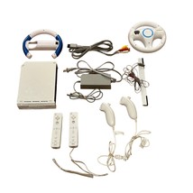 Nintendo Wii Video Game Console System RVL-001 Bundle Complete Tested &amp; ... - $64.99