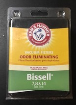 Arm &amp; Hammer Odor Eliminating Vacuum Filters Set Bissell 7 8 and 14 - £4.57 GBP