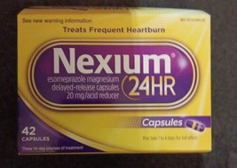 2 Nexium DFD-1014 24HR Acid Reducer Capsules for Heartburn Relief - 42 Ct - $44.54