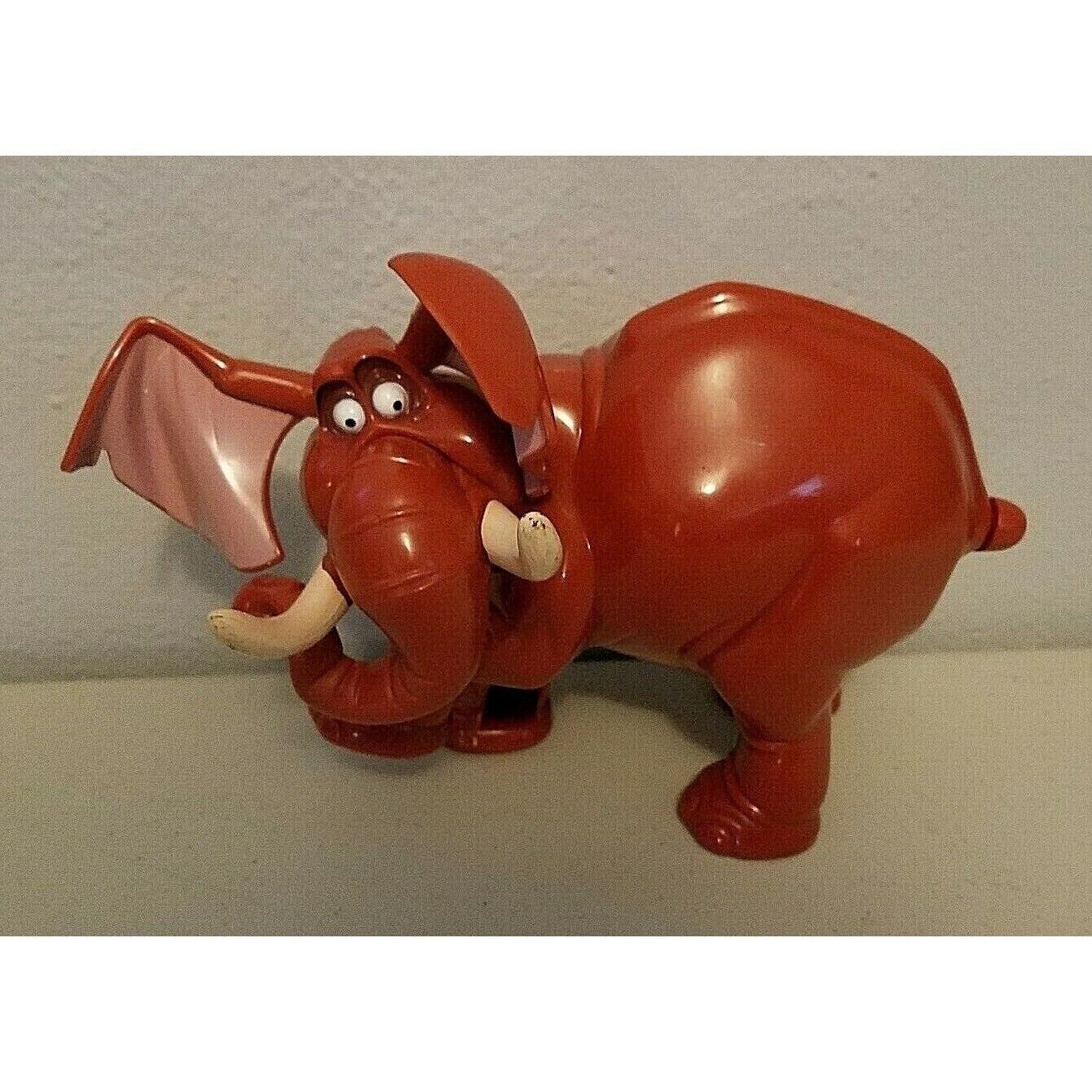 Tarzan Elephant Toy Tantor Wind Up Vintage Walt Disney Works - $6.97
