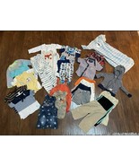 pre-own Baby Boy HUGE LOT 27 pc sz 6-9 months Shirt Rompers Pajamas Jack... - €34,01 EUR