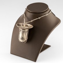 Vintage Persian Silver Baby Pacifier with Necklace, Gorgeous! 33.6gr - $483.44