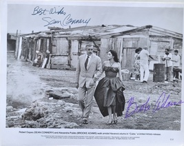 S EAN Connery &amp; Brooke Adams Signed Photo x2 - Cuba w/COA - $459.00