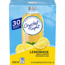 Crystal Light Original Lemonade Drink Mix On-the-Go Packets 30-Count FRE... - $24.48