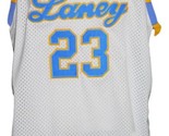 Michael jordan  23 laney high school basketball jersey white   1 thumb155 crop