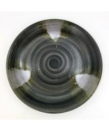 Sango Splash Black China 4949 11&quot; Stoneware Dinner Plate - Grey Drips on... - £15.65 GBP