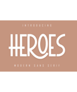Heroes Font Font - €12,79 EUR