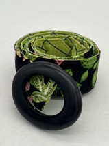 Vera Bradley Belt Botanica Cotton Print Faux Tortoiseshell Buckle Reversible - £9.03 GBP