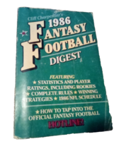 Cliff Charpentier&#39;s 1986 Fantasy Football Digest Vtg Lerner PB - $7.81