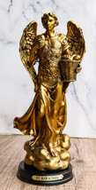 Byzantine Catholic Church Archangel Saint Barachiel Statue 8&quot;H God&#39;s Provision - £17.57 GBP