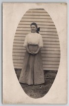 Toledo OH RPPC Lovely Edwardian Woman Lillian Yaeck 1907 Yo Custar Postcard S24 - $14.95