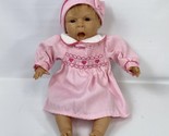 Vintage Berenguer Doll Expression Baby Girl Yawn JC Toys Pink Nightie-Bo... - $17.77