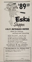 1961 Print Ad Eska Skipper 4-HP Outboard Motors Dubuque,Iowa - £8.01 GBP