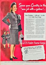 1944-WWII-Vintage Print Ad-US CADET NURSE CORPS-Eastman Kodak-New York-VTG - €9,26 EUR