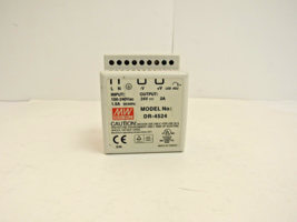 Mean Well DR-4524 24V 2A AC-DC Industrial DIN Rail Power Supply F-8 - $24.74