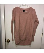 Calvin Klein Jeans Crew Neck Rib Knit Hem SZ Small Cotton Blend Sweater - $8.90