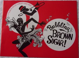 Vintage Musical Bubbling Brown Sugar! Souvenir Program Mable Lee 1976 - £9.75 GBP