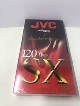 Sealed JVC High Performance T-120 SX Blank VHS SP 120 min - £2.28 GBP