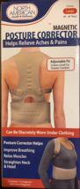 Magnetic Posture Corrector Support Brace Adjustabl Shoulder Back support... - $12.86