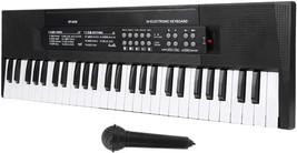 Electronic Organ For Beginners With 54 Keys, Microphone, 8, And 5 Percussions. - £37.16 GBP
