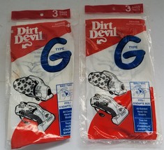 5 Vintage NIP 1994 (2-Packs) Genuine Dirt Devil Corded Hand Vac G Vacuum... - $9.89