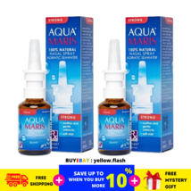 2 X AQUA MARIS Classic 100% Natural Nasal Spray for Irritated &amp; Dry Nose... - £32.95 GBP