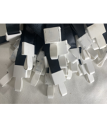 150pcs BULK Nylon Lanyard &amp; Plastic Clip for Badge/Name Tag Holder, Blac... - $347.76 MXN