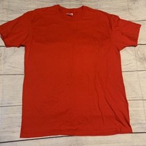 Hanes Cotton Tee Vintage Single Stitch Size XL Blank Red T-Shirt - £11.77 GBP