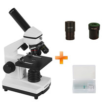 Home Lab Monocular Biological Microscope for Young Students w/ Gift Slid... - $350.95