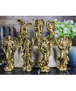 Bronzed Byzantine Orthodox Catholic Church Seven Archangels Statue Set 4... - $1,401.11 MXN