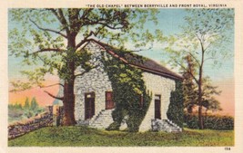 The Old Chapel Between Berryville and Front Royal Virginia VA Postcard E05 - $2.99