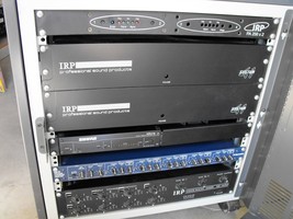 Professional PA System Sound Rack IRP, Shure, Symetrix Components, Rolli... - £485.00 GBP