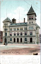 Post Office Albany New York Undivided Back Postcard 1906 - £14.18 GBP
