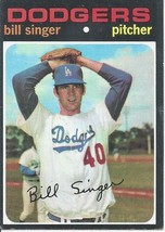 1971 Topps Bill Singer 145 Dodgers EX - £0.78 GBP