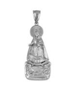 Sterling Silver Our Lady of Cobre Pendant (Large-1.9&quot;) - $82.30 CAD