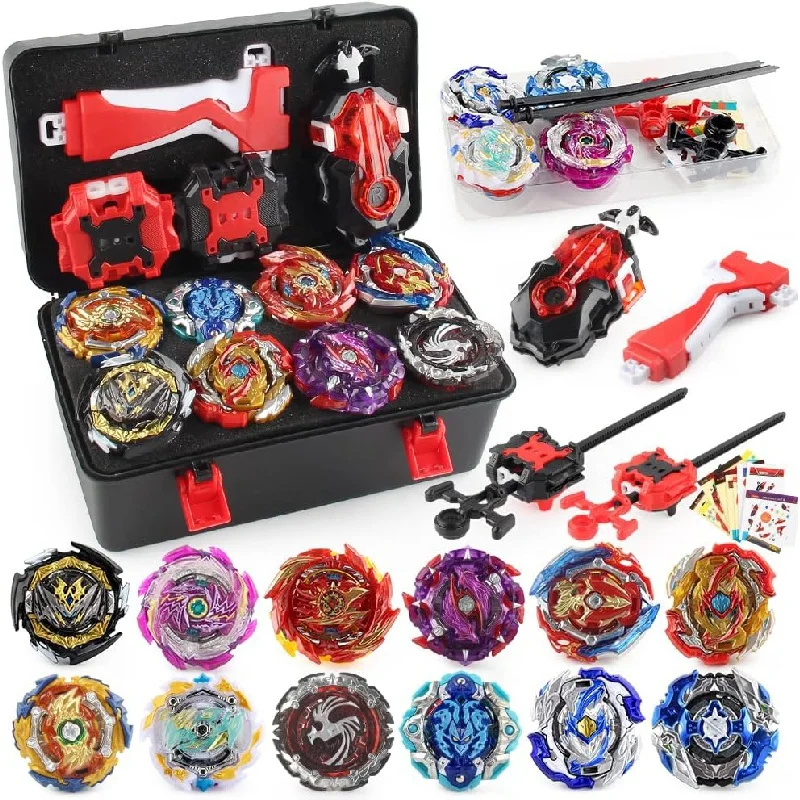 Beyblades Burst Battling  Set 12 Spinning Tops 3 Launchers 1 Grip Toy Blade - £6.81 GBP+