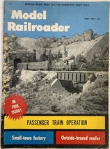 Model Railroad Magazine Dated April 1958 - $145.15 MXN