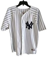 Majestic ALEX RODRIGUEZ New York Yankees Pin Striped Stitched Adult Jers... - £78.72 GBP