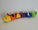 Rare Vtg. Baby Gund Tinkle Crinkle Caterpillar Toy Plush Rattle Worm But... - £18.50 GBP