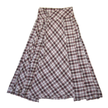 NWT Free People Deep In Thought Maxi in Grunge Combo Plaid Skirt 4 - £79.75 GBP