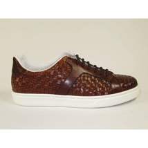Men's Shoes GENIO Turkey Casual Dress Genuine Leather Braided 120198803 Cognac image 7