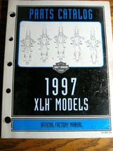 1997 Harley-Davidson XLH Sportster Parts Catalog Custom Sport Hugger VG - £27.25 GBP