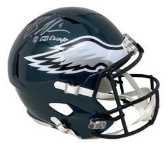 Brandon Graham Signed Philadelphia Eagles Speed Replica Helmet SB LII Champs BAS - £232.06 GBP