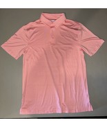 Members Mark Performance Polo Men’s Size SM Orange White Stripe - $7.92