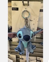 Disney Parks Stitch Plush Doll Keychain with Lobster Claw and Charm NEW - $449.44 MXN
